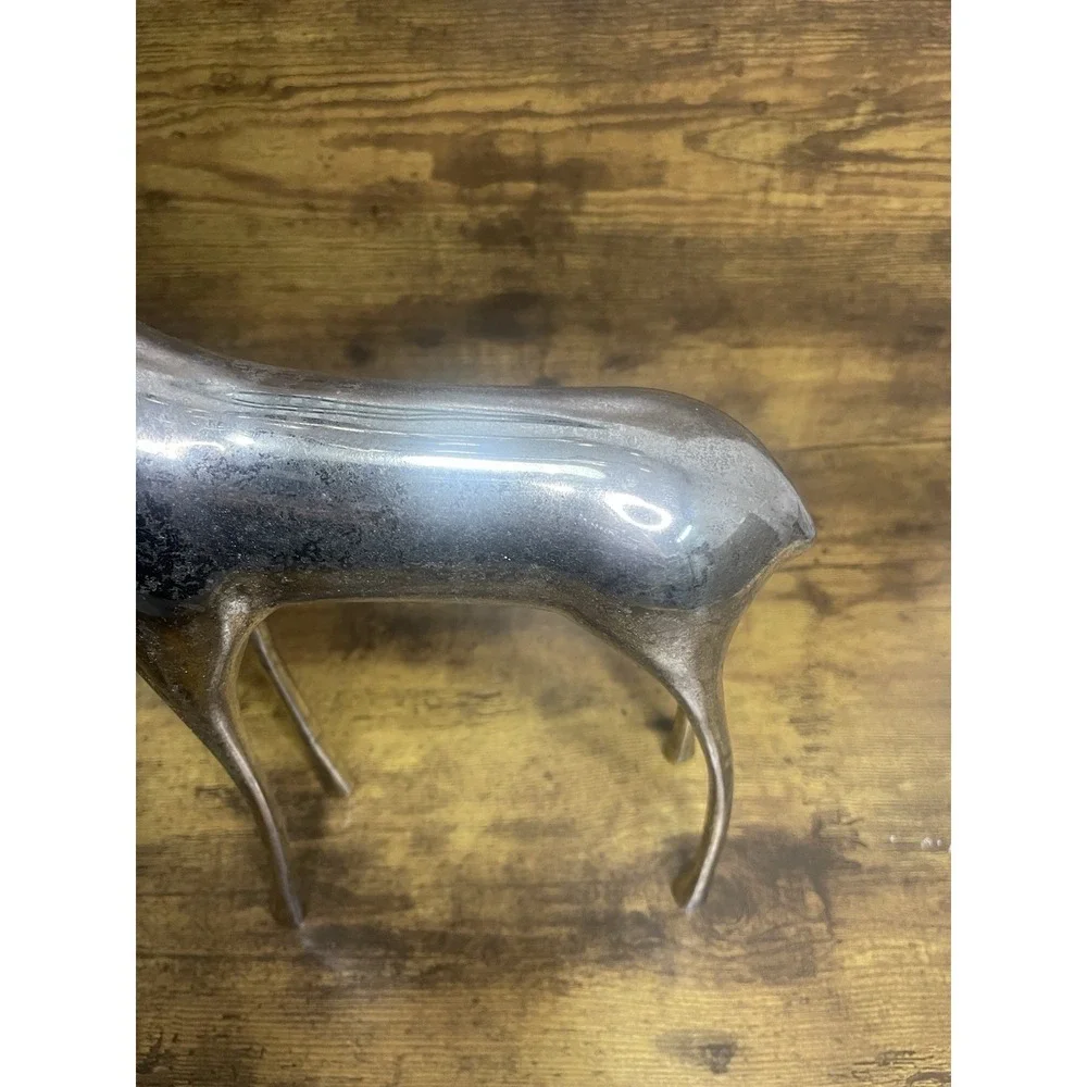 Pottery Barn Williams Sonoma Silver-Plated Reindeer Candelabra 1997 10-Cup 20